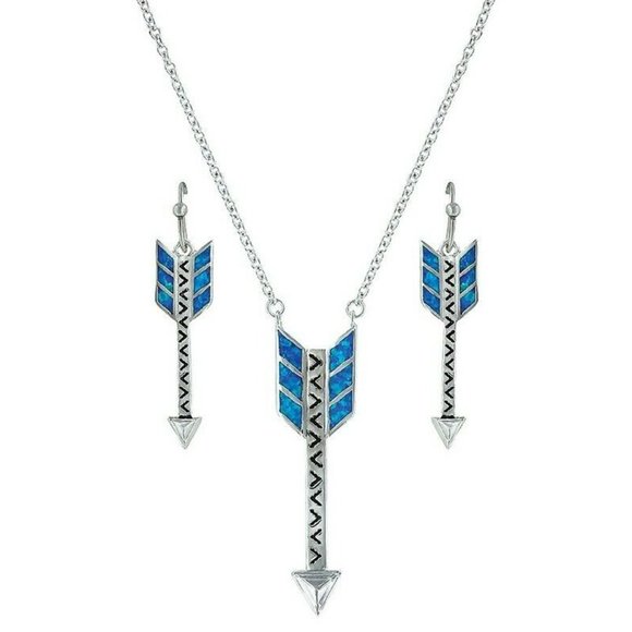 Montana Silversmiths Jewelry - Montana Silversmiths Arrow Earring & Necklace Set